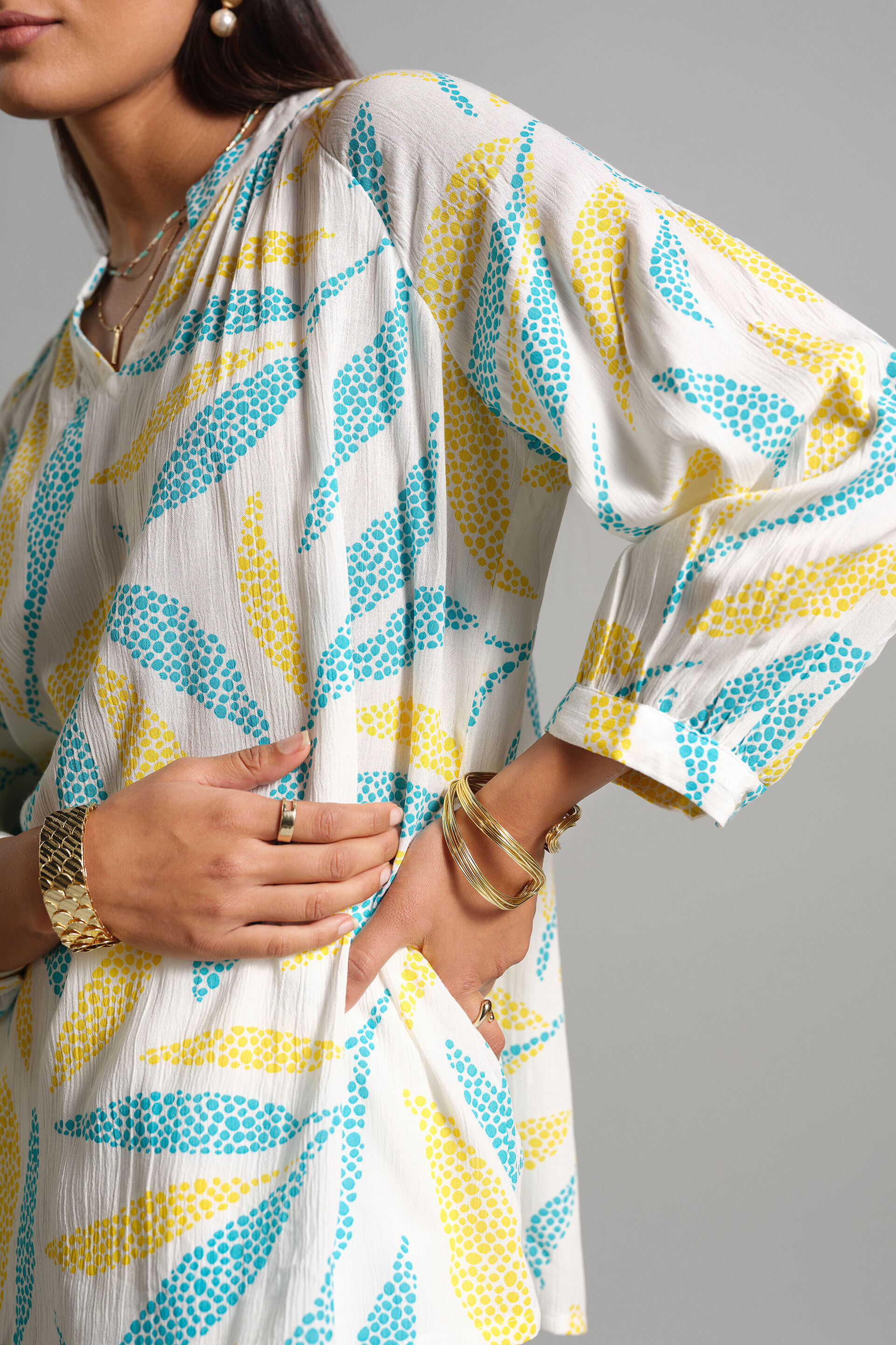 Oleana Top, Blue, image 7